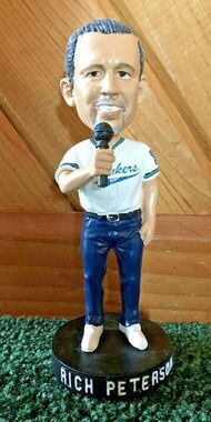Rochester Honkers Announcer Rich Peterson 2018 Bobblehead KAALTV City Auto Glass